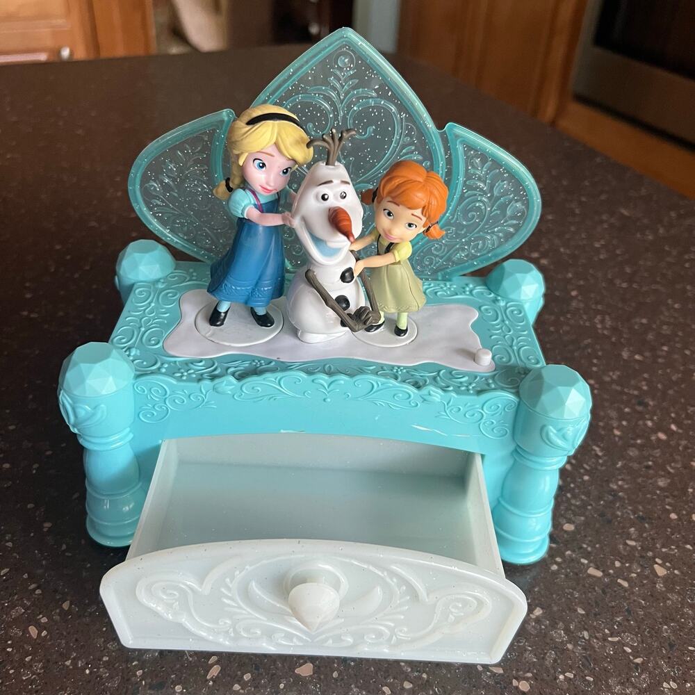Frozen Disney Do You Want to Build a Snowman Jewelry Box Plays Music